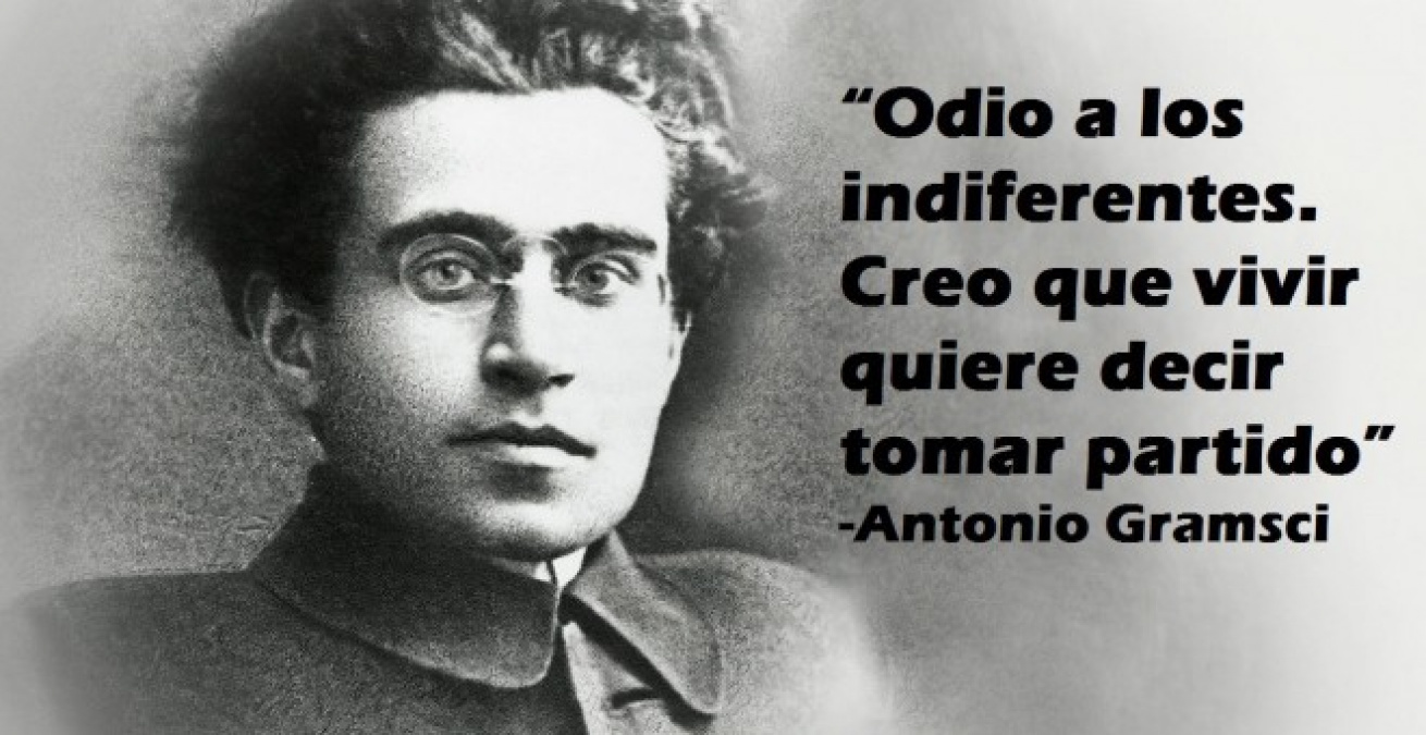 80 años de la muerte de Gramsci: "La indiferencia es el peso ...